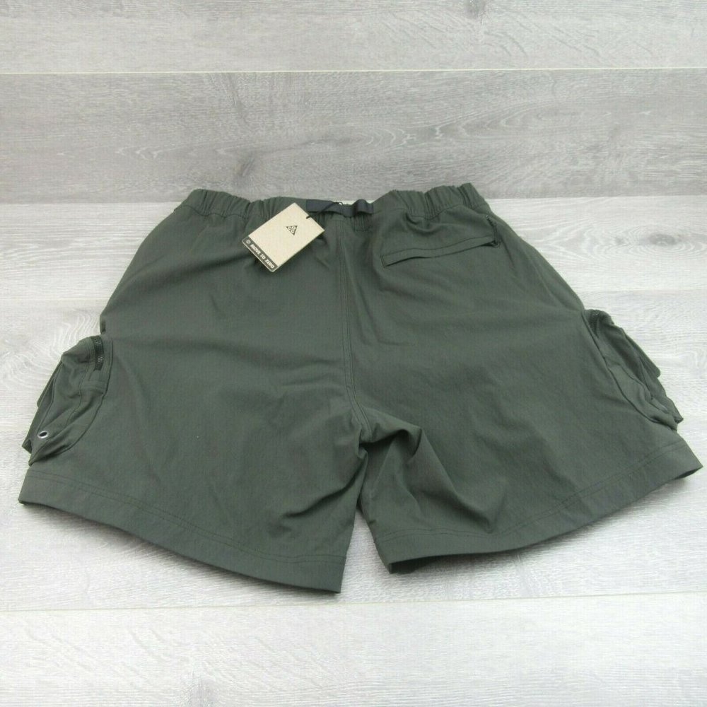 Nike ACG Cargo Shorts Mens Size Large Sequoia Hiking Camping NEW - Picture 7 of 11